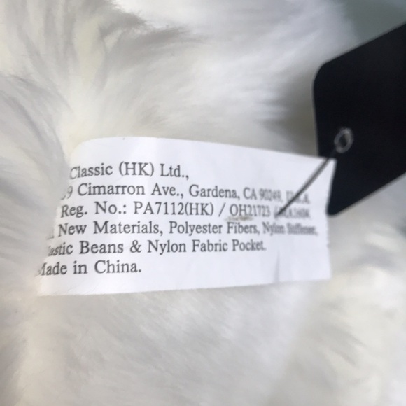 E & J Classics large white Easter bunny with baby in egg stuffed animal plushie - Picture 7 of 12